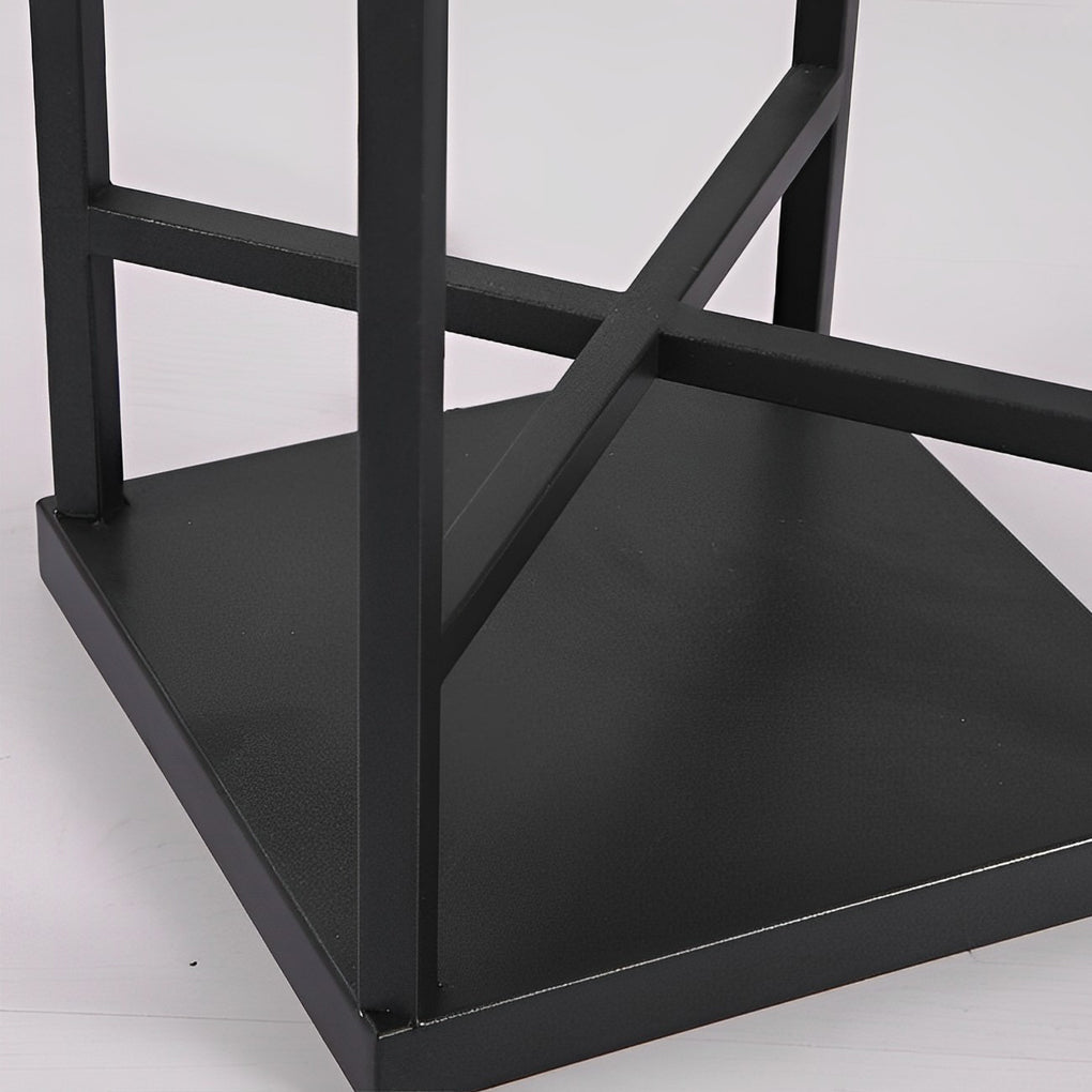 Lampa podłogowa zewnętrzna z nowoczesnym kloszem akrylowym