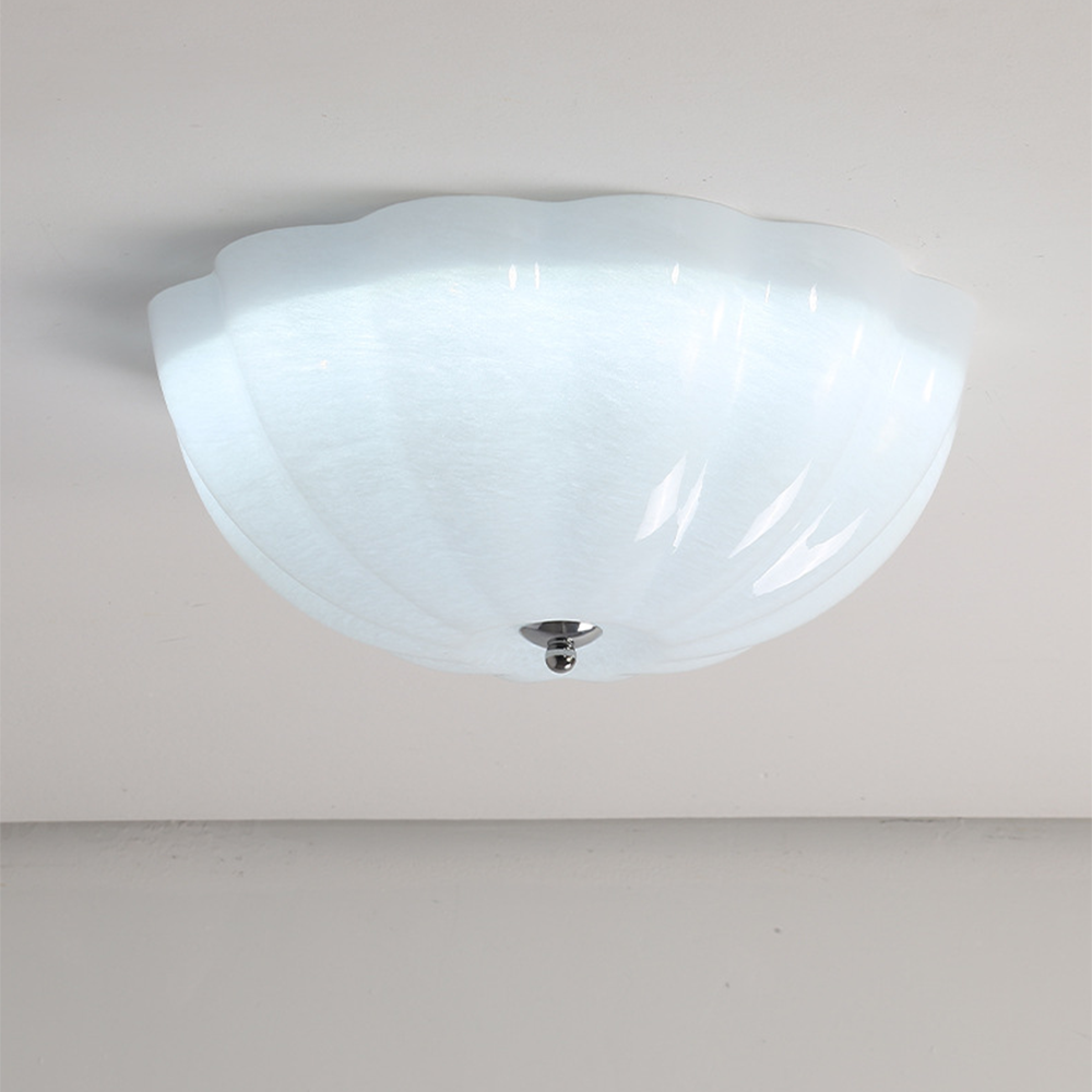 Elegant Cream Style LED Ceiling Light for Bedrooms - Modern Illumination Fixture with Soft Glow for a Cozy Atmosphere