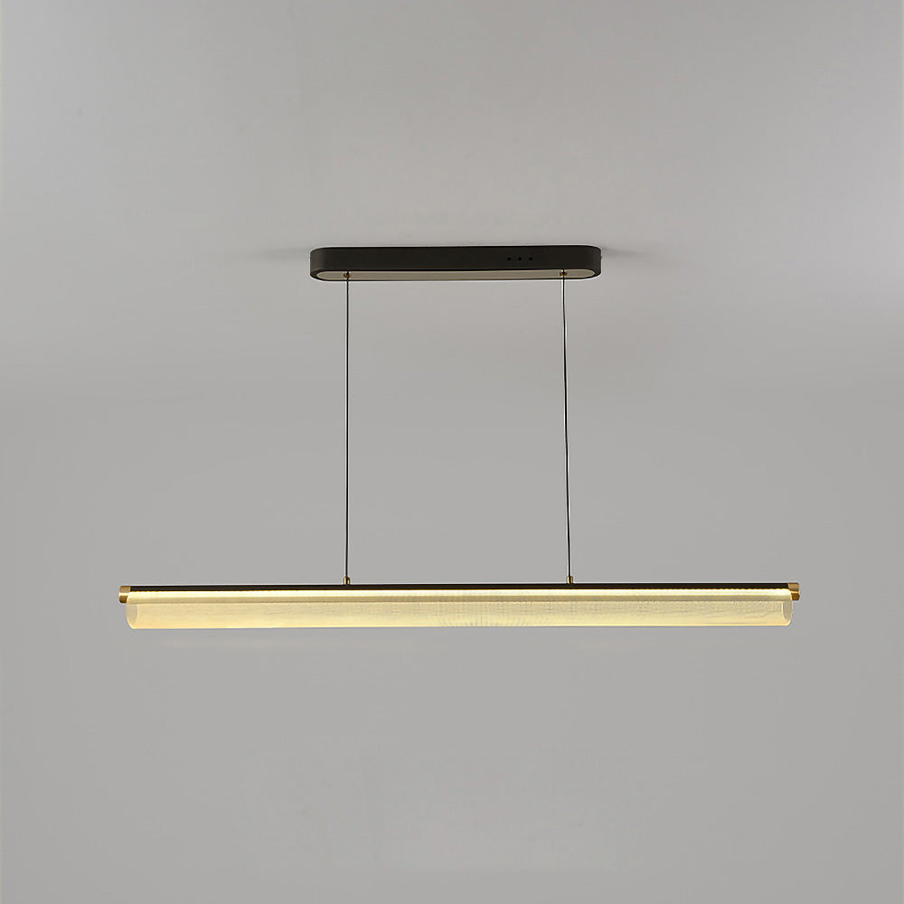 Nordic Modern Long LED Island Light Fixture for Contemporary Kitchen Spaces and Dining Areas