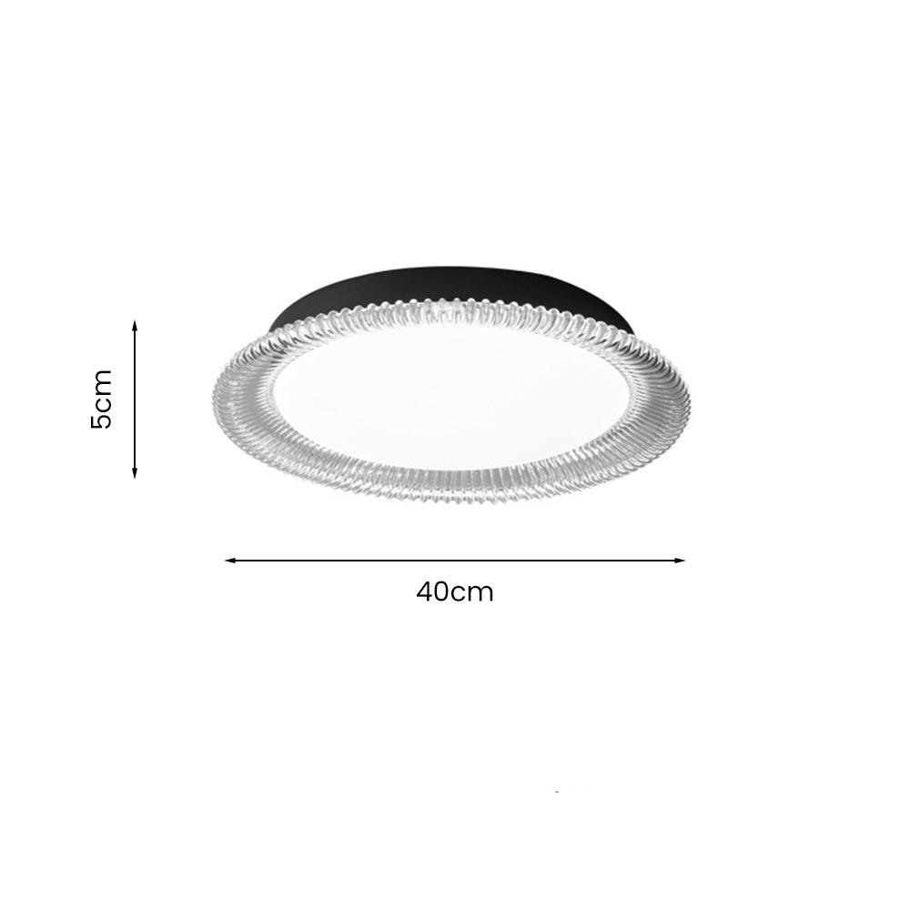 Nordic Style LED Round Ceiling Light for Bedroom - Modern Illumination Fixture for Home Decor and Ambient Lighting