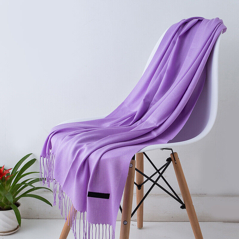 Écharpe en cachemire pour femmes châle d'hiver doux et chaud