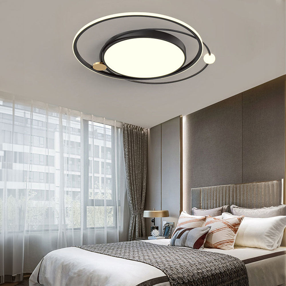 Sleek Round Contemporary Modern LED Ceiling Lights for Stylish Illumination in Any Room – Energy Efficient and Elegant Design