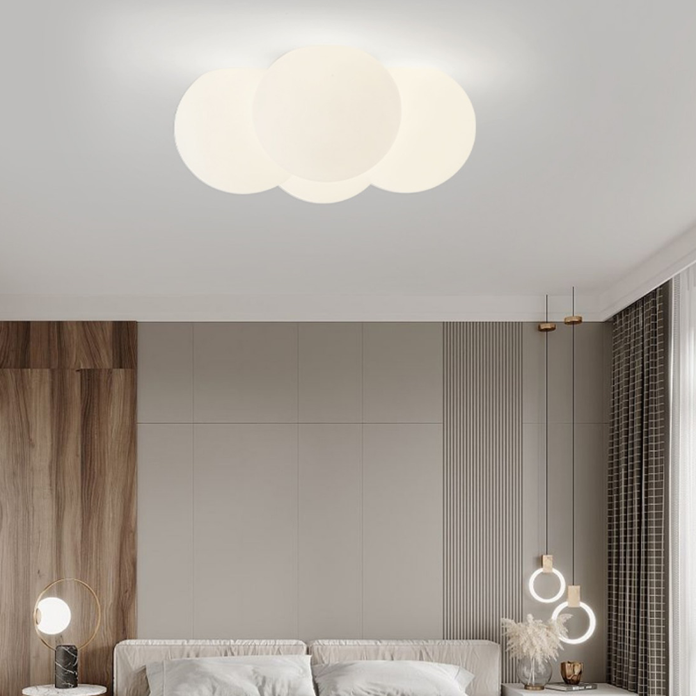 Nordic Cloud LED Ceiling Lights - Warm Ambient Lighting for Stylish Home Interiors and Modern Spaces