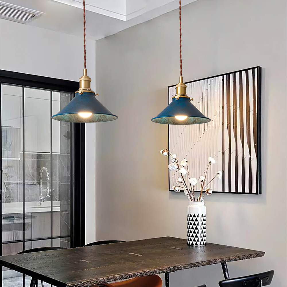 Vintage Industrial Metal Pendant Light with Retro Design for Stylish Home Lighting