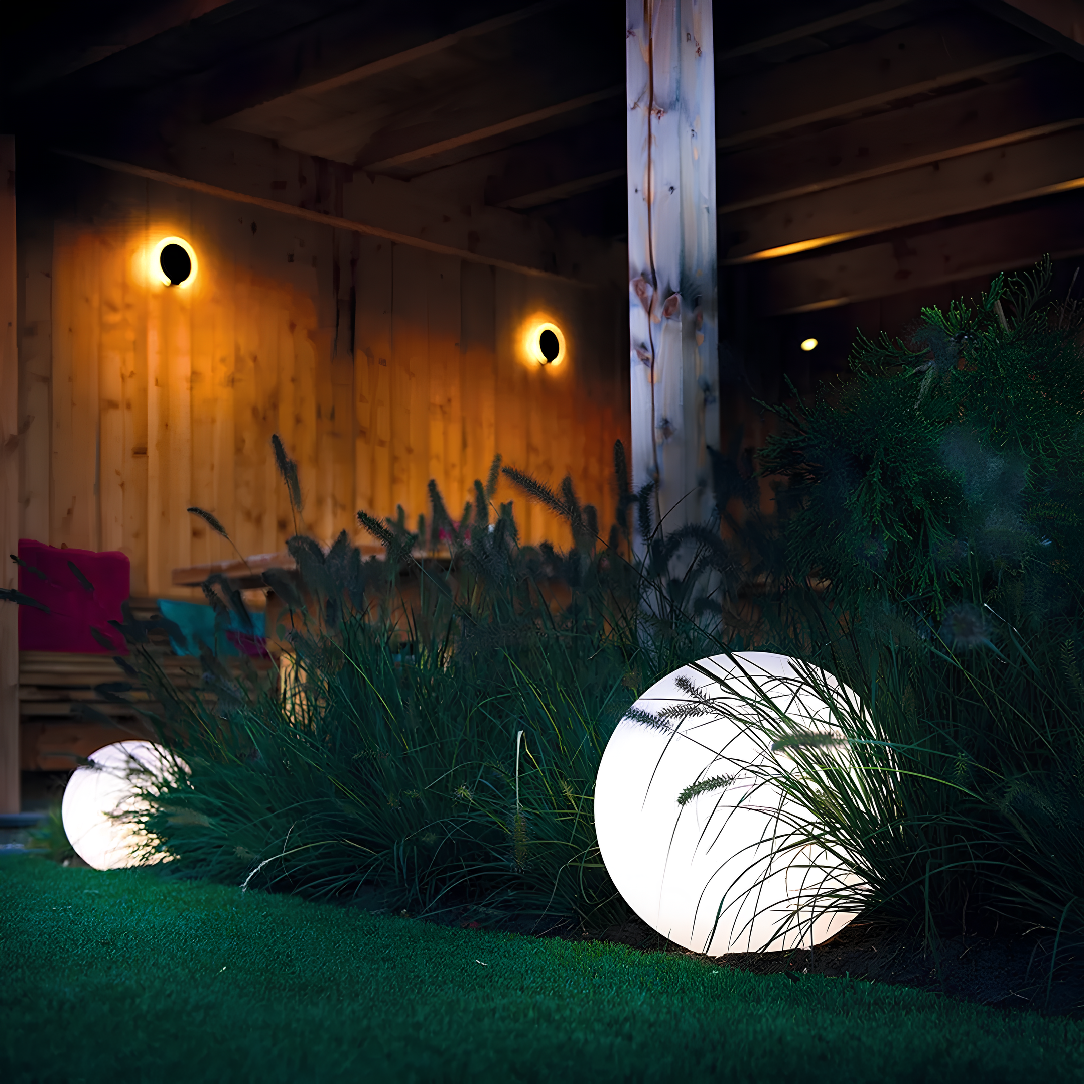 Garden Lights Outdoor LED Sphere Lamp