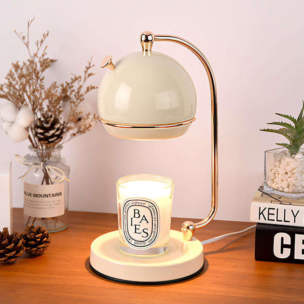 Contemporary Simple Glass Candle Lamp for a Warm White Glow in Your Bedroom - Elegant Lighting Solution for Modern Spaces