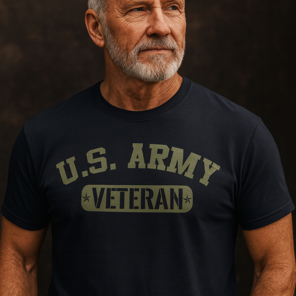 Unisex Graphic Short Sleeve T Shirt Military Casual Veterans Day Top