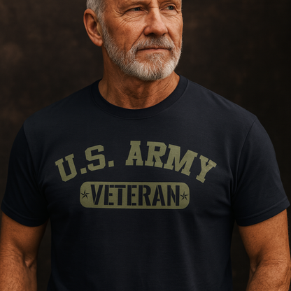 Unisex Graphic Short Sleeve T Shirt Military Casual Veterans Day Top