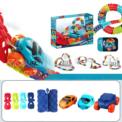 Toy Car Flexible Racing Track Set