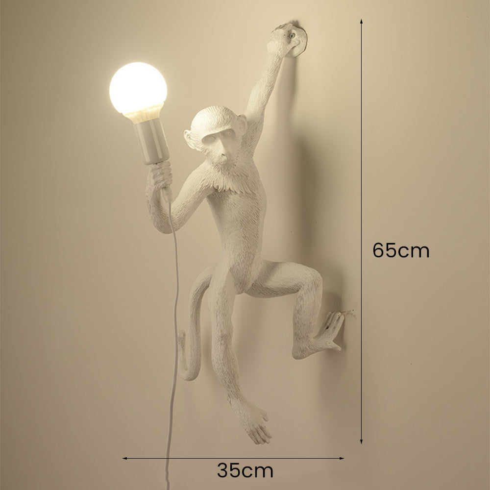 Vintage Monkey Decorative Wall Lights - Retro-Inspired Lighting for Unique Home Décor and Charming Ambiance