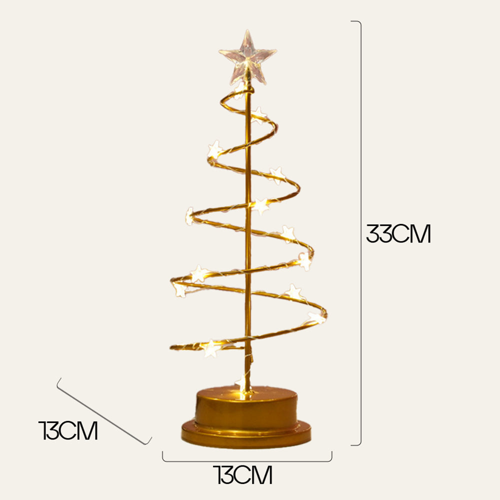 Elegant Crystal Tree LED Lamp for Festive Christmas Lighting - Stunning Decorative Accent for Your Holiday Home