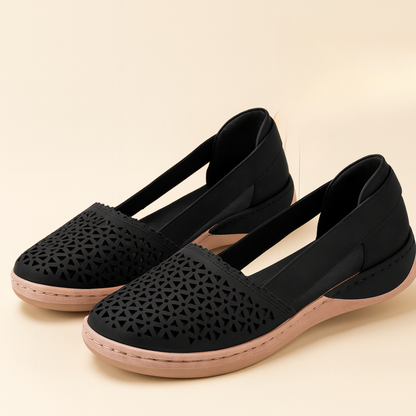 Women's Walking Slip On Flats Breathable Arch Support