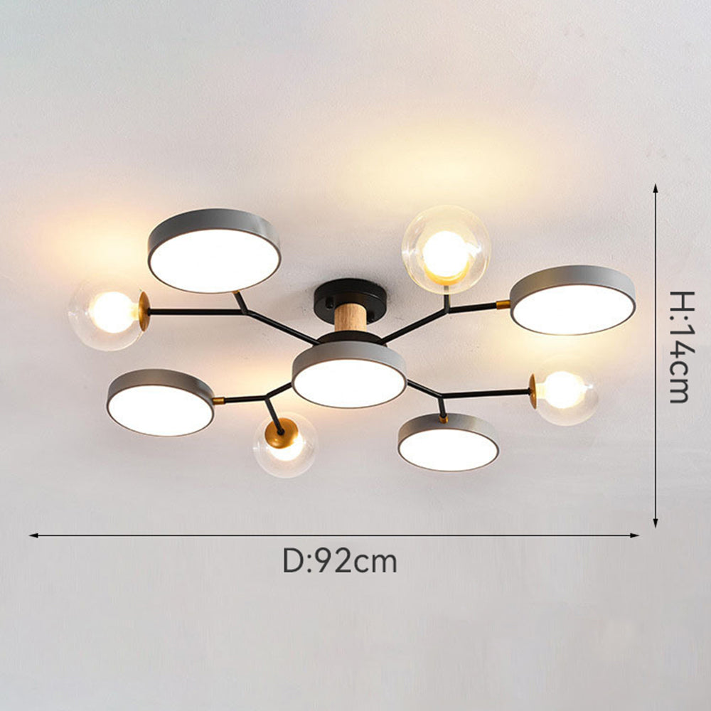 Elegant Branch LED Ceiling Light for Living Room - Modern Illumination with Stylish Design for Home Décor