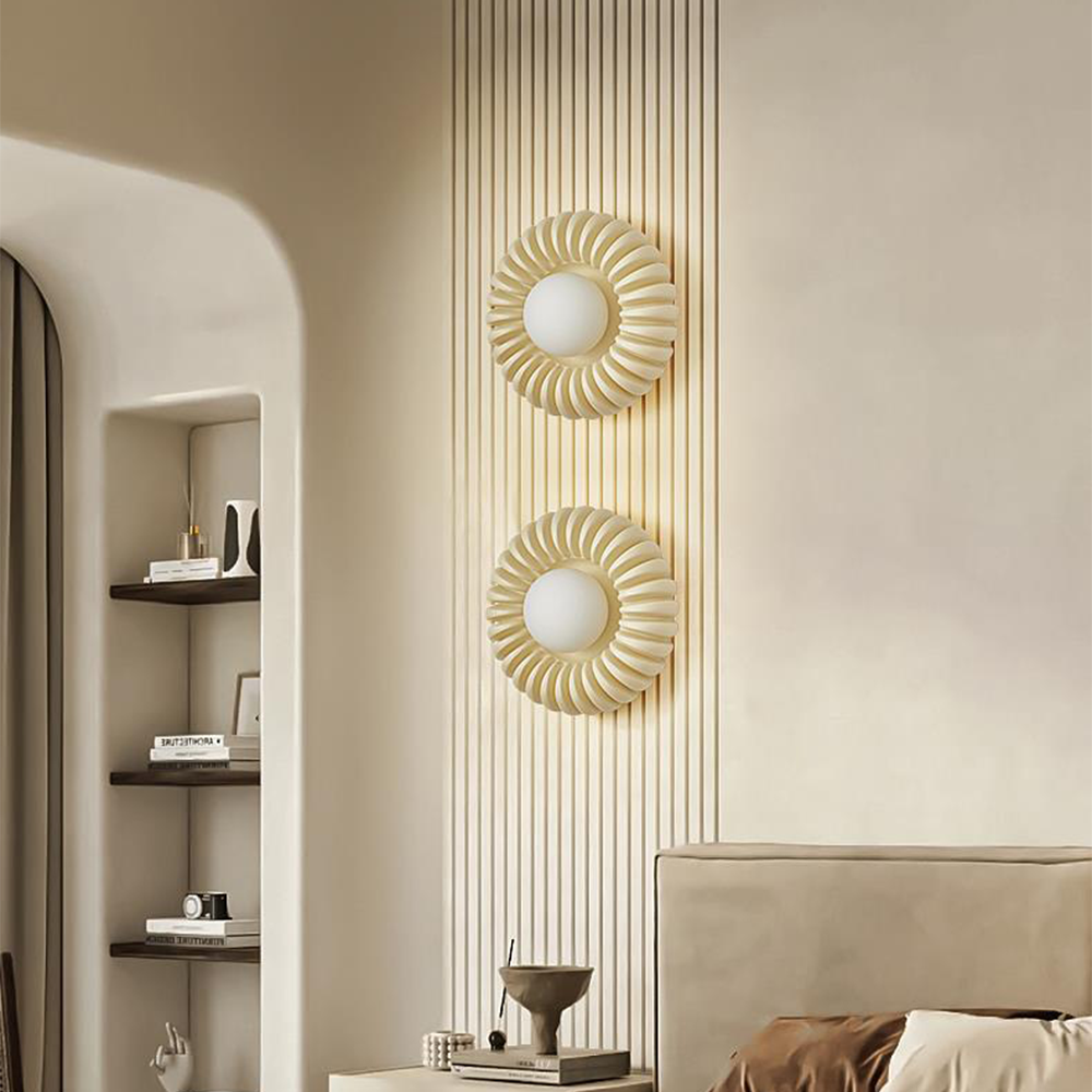 Elegant Beige Wall Light for Bedroom - Stylish and Simple Lighting Solution for a Cozy Atmosphere in Your Home