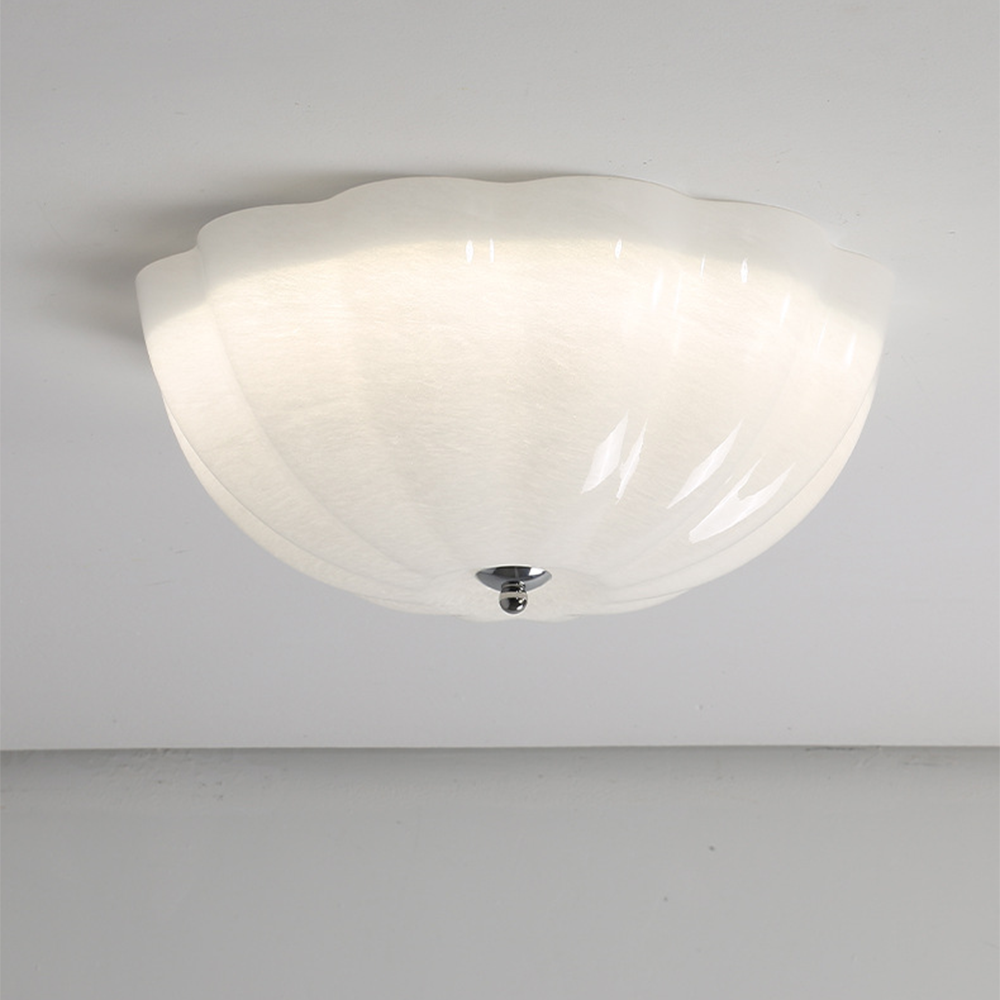 Elegant Cream Style LED Ceiling Light for Bedrooms - Modern Illumination Fixture with Soft Glow for a Cozy Atmosphere