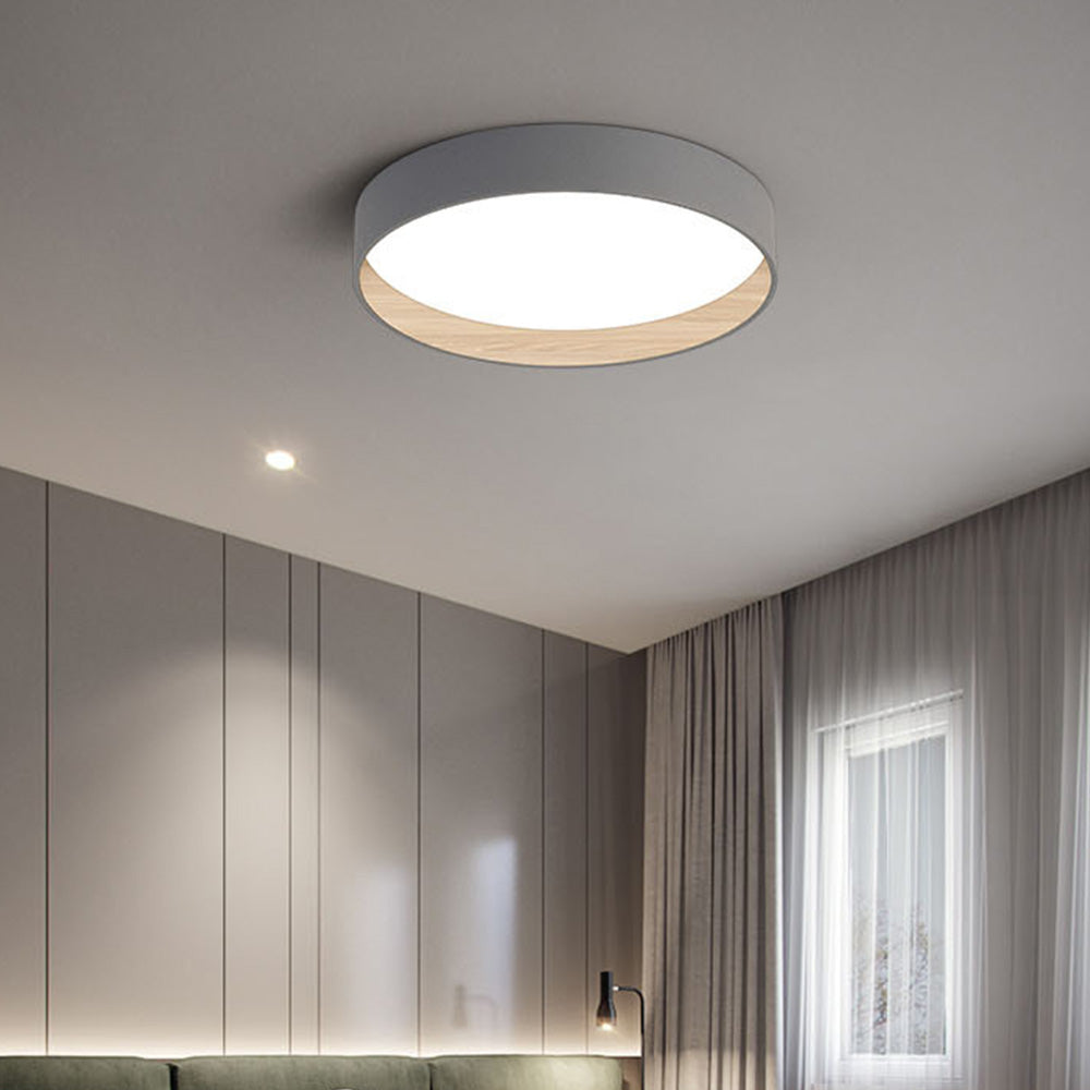 Nordic Inspired Simple Round Ceiling Light Fixture for Modern Home Décor - Elegant Illumination for Any Room