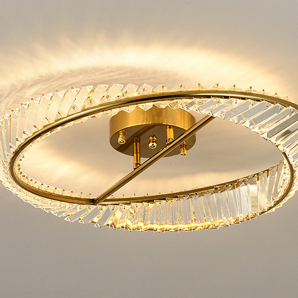 Elegant Crystal LED Ceiling Lights for Modern Homes - Energy-Efficient Illumination with Stunning Design and Brightness.