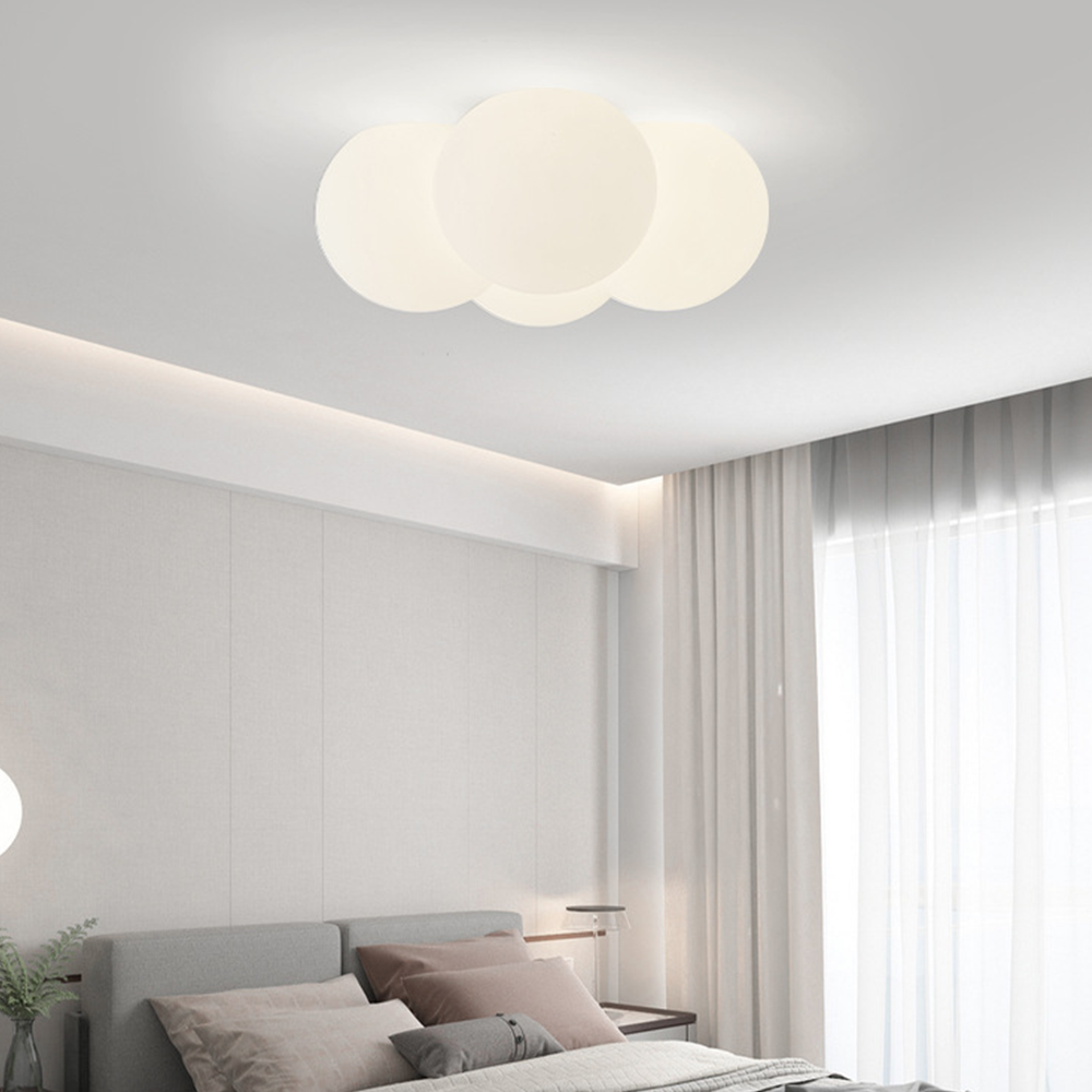 Nordic Cloud LED Ceiling Lights - Warm Ambient Lighting for Stylish Home Interiors and Modern Spaces