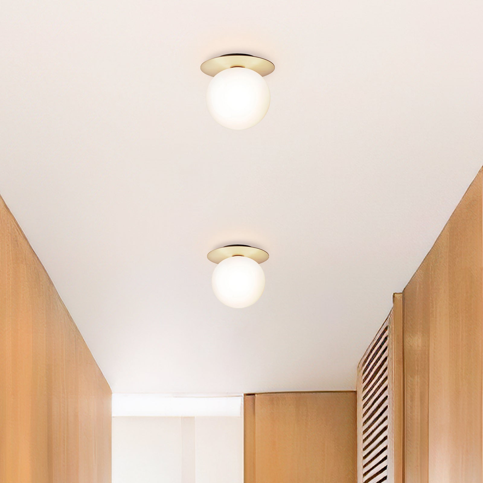 Contemporary Glass Ceiling Lights for Hallways - Stylish Illumination Solutions for Modern Interiors