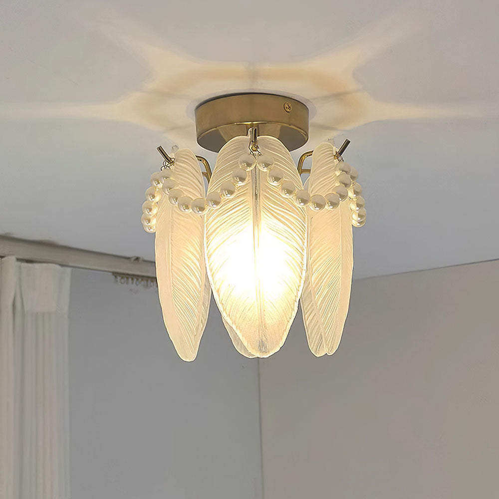 Sophisticated Glass Ceiling Light Fixture for Living Room Elegance and Style - Perfect Illumination for Your Home Decor