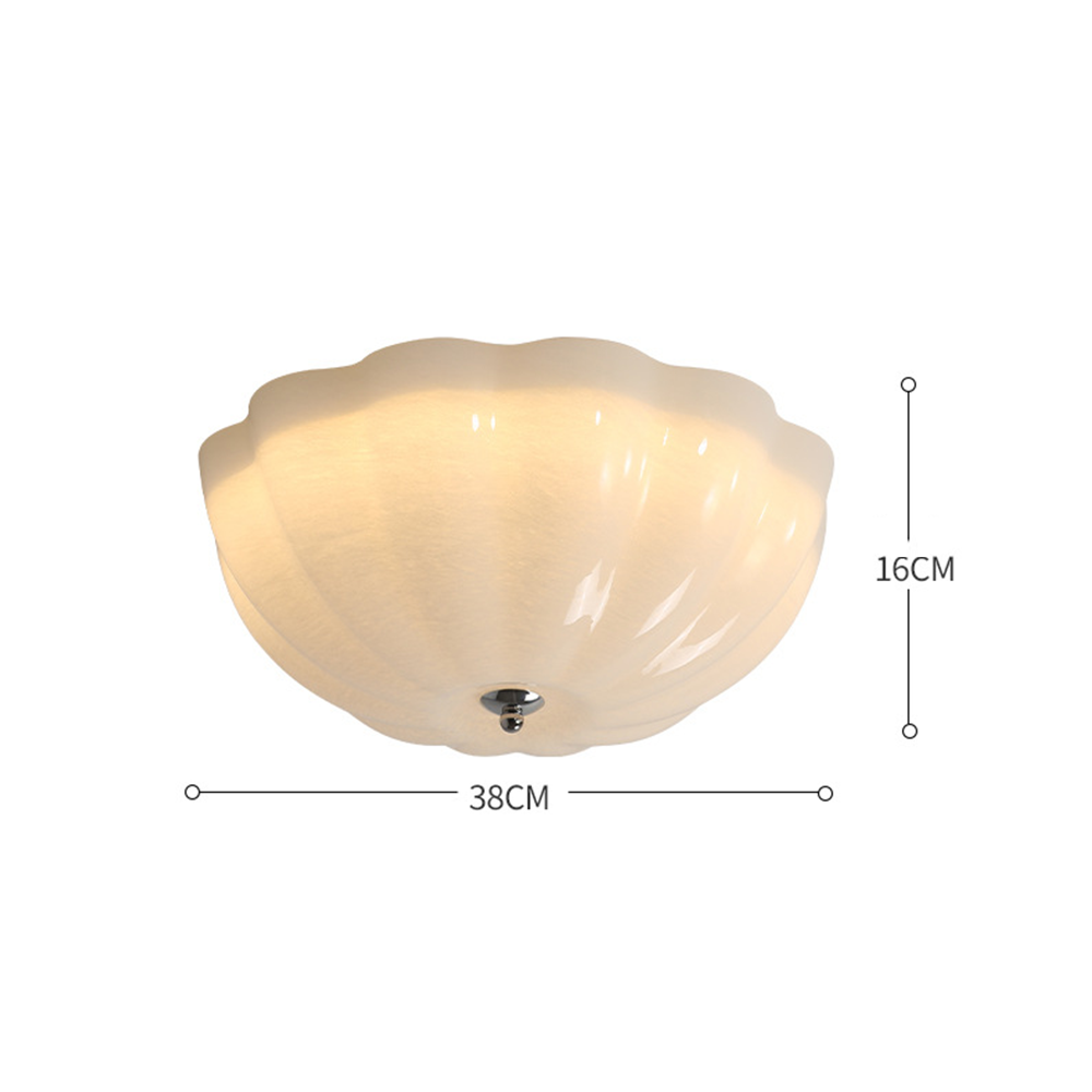 Elegant Cream Style LED Ceiling Light for Bedrooms - Modern Illumination Fixture with Soft Glow for a Cozy Atmosphere