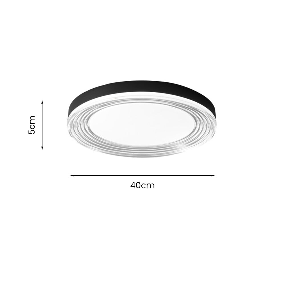 Nordic Style LED Round Ceiling Light for Bedroom - Modern Illumination Fixture for Home Decor and Ambient Lighting