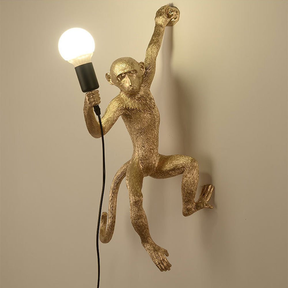 Vintage Monkey Decorative Wall Lights - Retro-Inspired Lighting for Unique Home Décor and Charming Ambiance