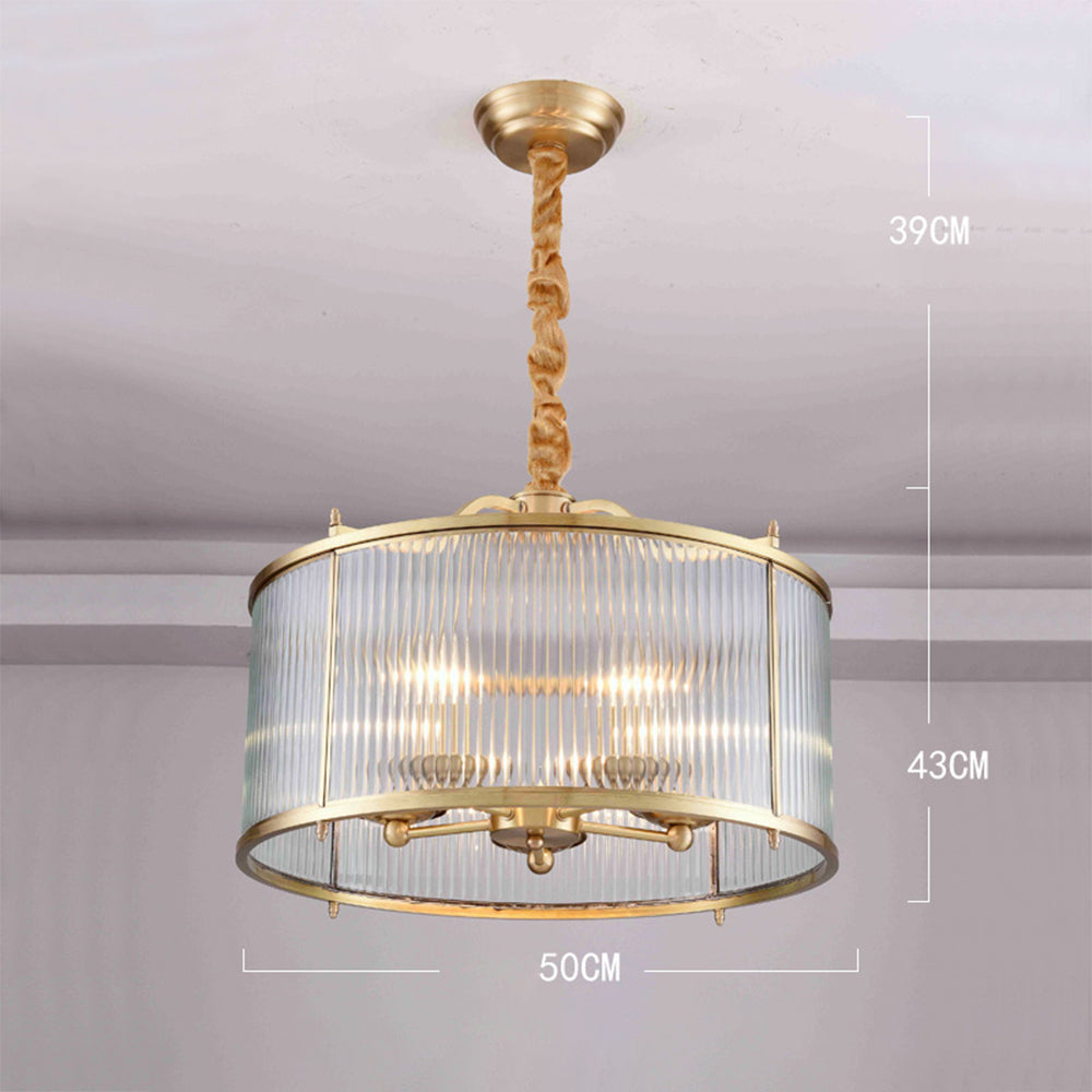 Elegant Gold Glass Pendant Light for Dining Room - Modern Ceiling Fixture to Enhance Your Home Décor and Ambience