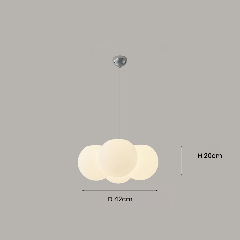 Nordic Cloud LED Ceiling Lights - Warm Ambient Lighting for Stylish Home Interiors and Modern Spaces