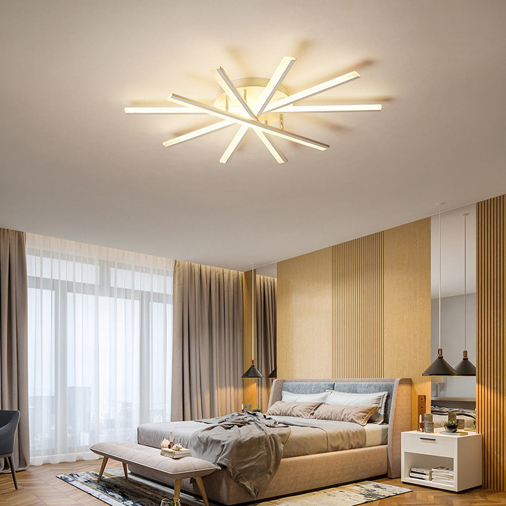 Nordic Minimalist Metal LED Ceiling Light: Stylish Creative Illumination for Modern Interiors