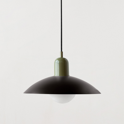 Pendant Light with Colourful Modern Metal Shade