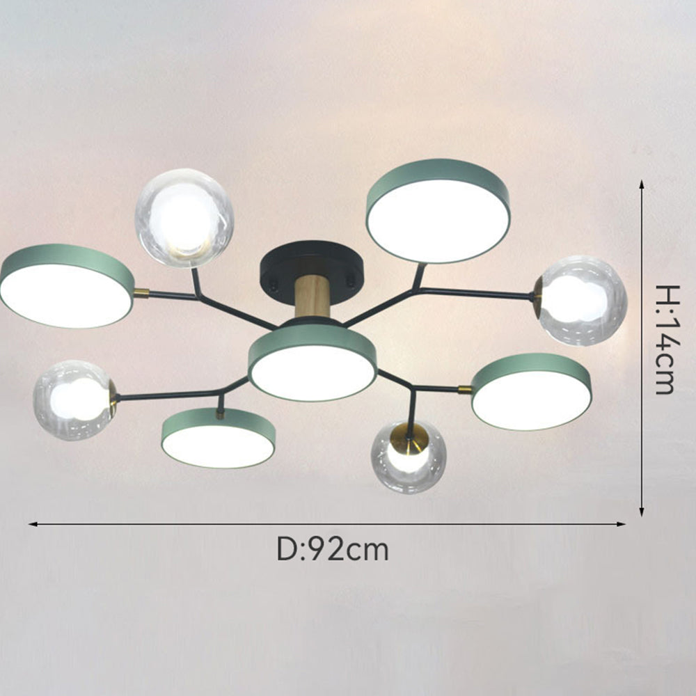 Elegant Branch LED Ceiling Light for Living Room - Modern Illumination with Stylish Design for Home Décor