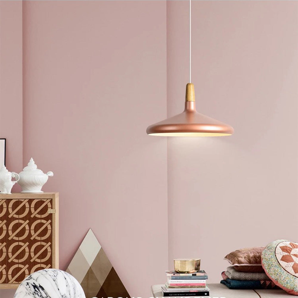 Nordic Macaron Inspired Wooden Pendant Light – Stylish and Creative Lighting Solution for Modern Interiors