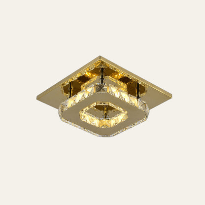 Ceiling Light Crystal LED Modern Flush Fixture