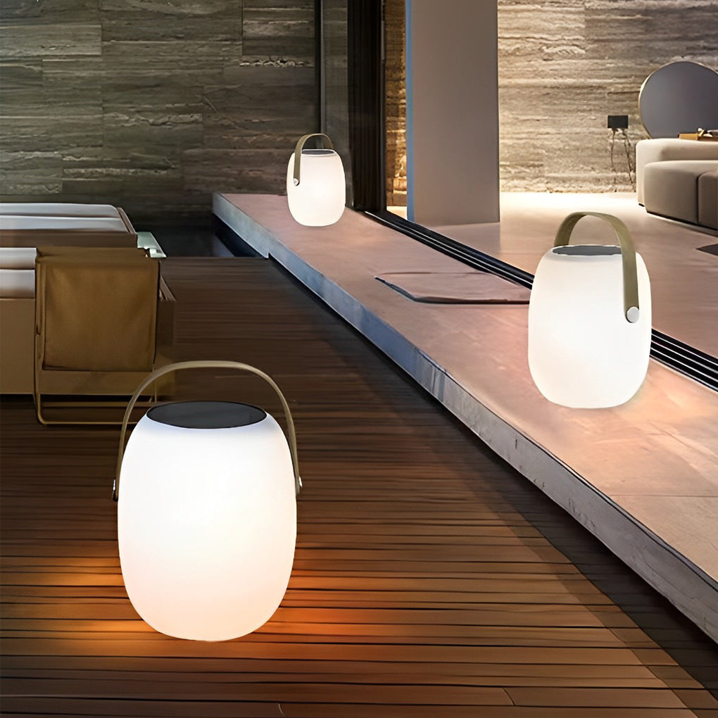 Outdoor Solar Lantern Light with Handle