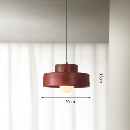 Nordic Geometric Cylindrical Pendant Light Fixture