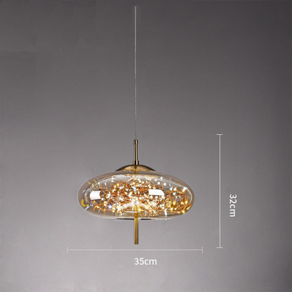 Pendant Light Glass Modern LED Ceiling Lamp