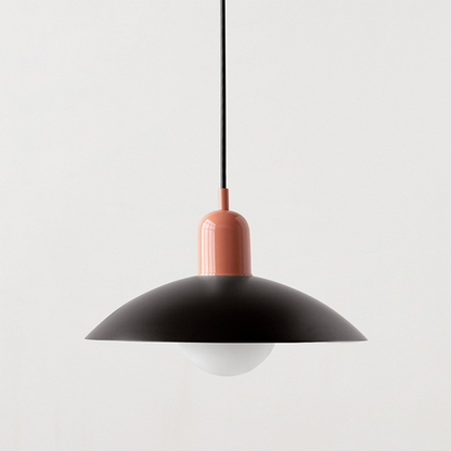 Pendant Light with Colourful Modern Metal Shade