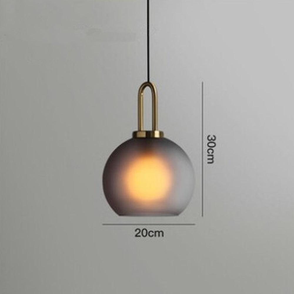 Nordic Minimalist Glass Pendant Light - Elegant Scandinavian Design for Modern Home Interiors, Perfect for Living Room or Dining Area