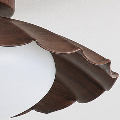 Plafonnier Vintage en Acrylique à Montage Affleurant