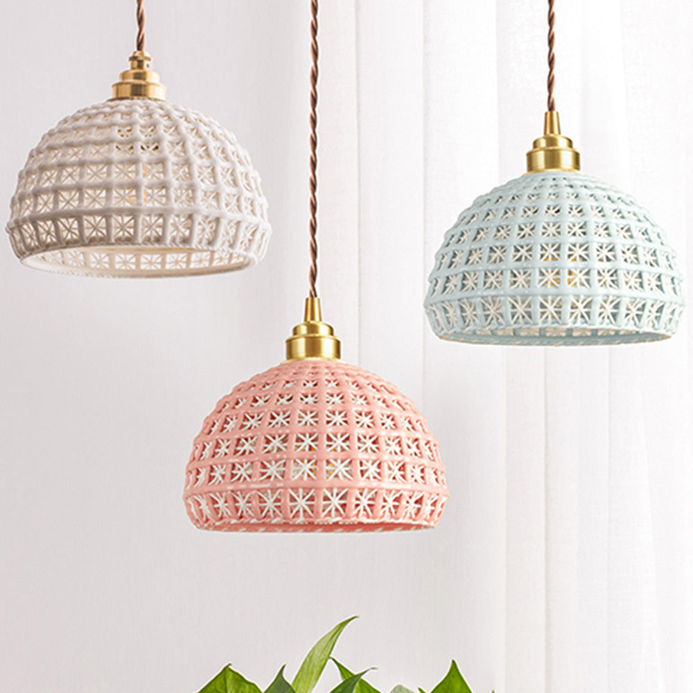 Modern Minimalist Ceramic Pendant Light - Stylish Hanging Lamp for Contemporary Home Décor