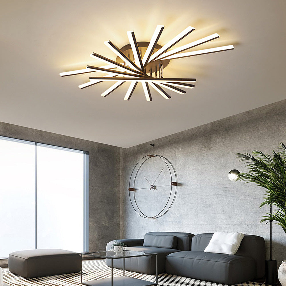 Nordic Minimalist Metal LED Ceiling Light: Stylish Creative Illumination for Modern Interiors