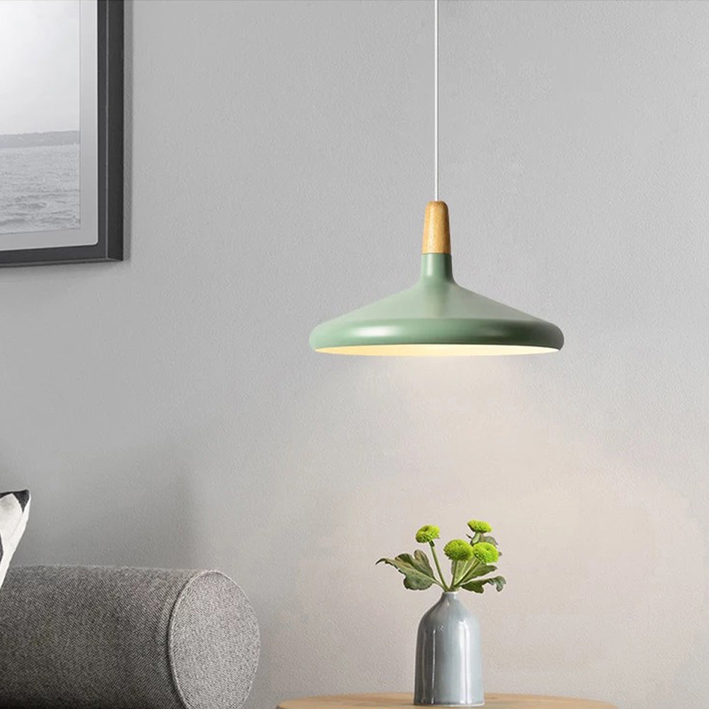 Nordic Macaron Inspired Wooden Pendant Light – Stylish and Creative Lighting Solution for Modern Interiors