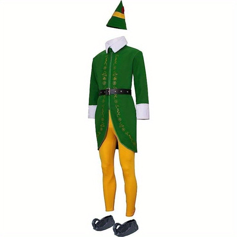 Disfraz divertido de duende de Halloween para hombre con manga larga | Ropa para fiestas