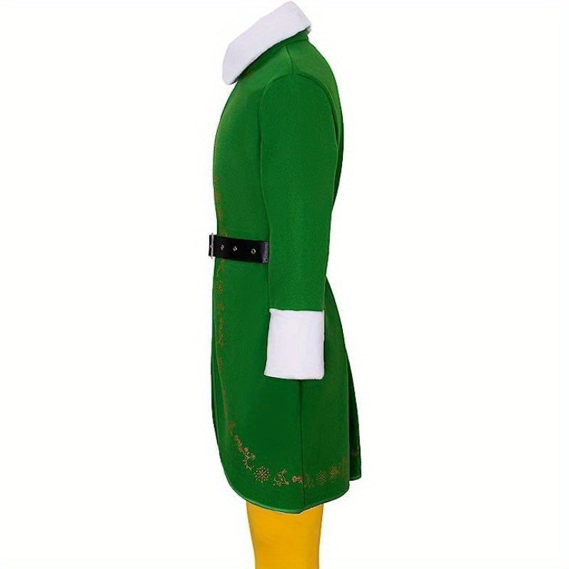 Disfraz divertido de duende de Halloween para hombre con manga larga | Ropa para fiestas