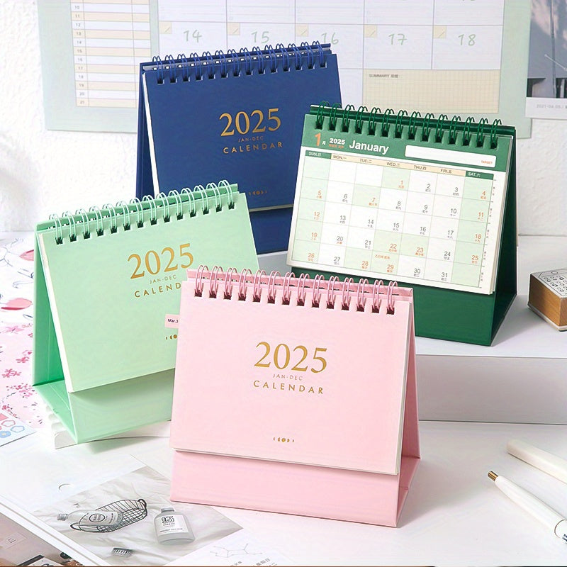 Schreibtischkalender mit Tagesplaner-Layout