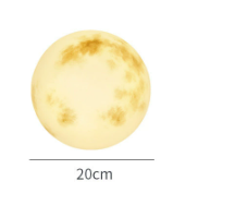 Lampe boule lune pour jardin extérieur