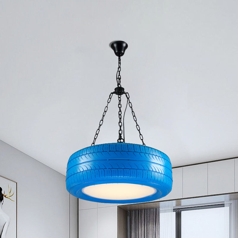Lampada da soffitto con paralume in gomma