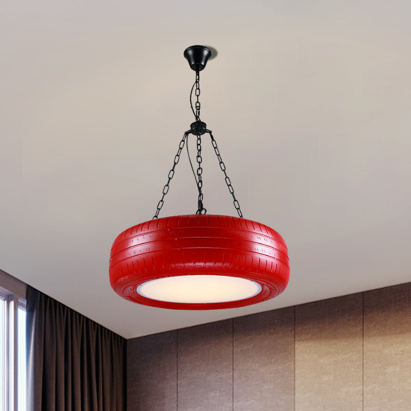 Lampada da soffitto con paralume in gomma