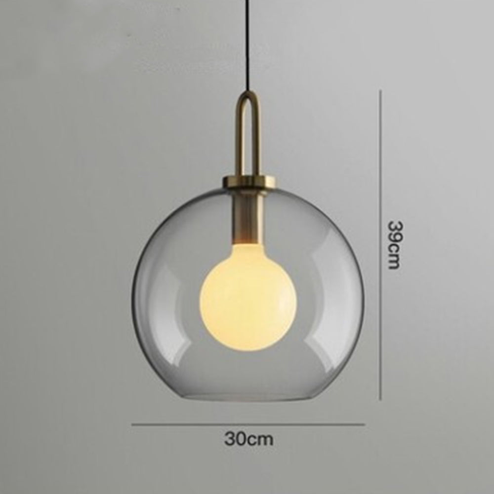 Nordic Minimalist Glass Pendant Light - Elegant Scandinavian Design for Modern Home Interiors, Perfect for Living Room or Dining Area